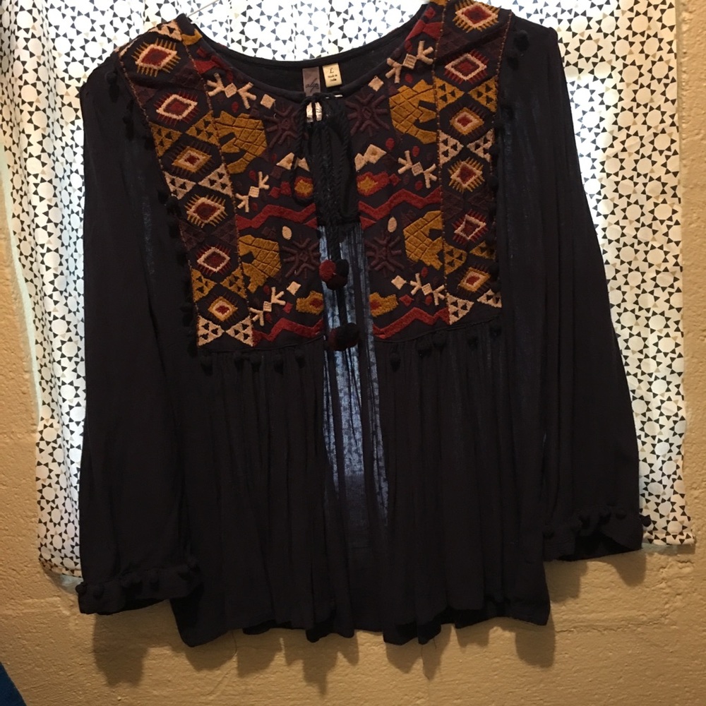 Alya blue cardigan
